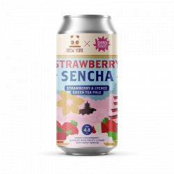 Brew York Strawberry Sencha - 4.8% Strawberry & Lychee Green Tea Pale - York Beer Shop