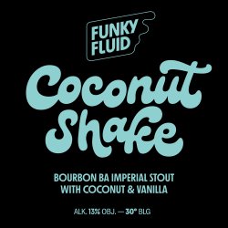 Funky Fluid Coconut Shake 330ml - Funky Fluid