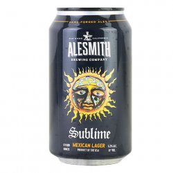 AleSmith Sublime Mexican Lager (Classico) - CraftShack