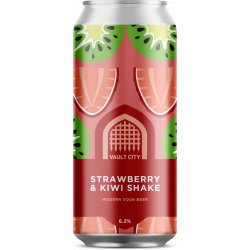 Vault City Strawberry & Kiwi Shake Sour   - Quality Drops Craft Beer