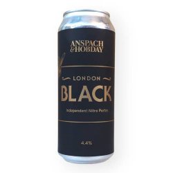 ANSPACH & HOBDAY  LONDON BLACK  4.4% - Fuggles Bottle Shop