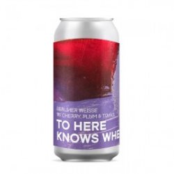 Boundary Brewing To Here Knows When Berliner Weisse WCherry, Plum, & Tonka - Craft Beers Delivered