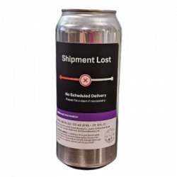 Shipment Lost Civil Society Brewing                                                                                                  Doble IPA - OKasional Beer