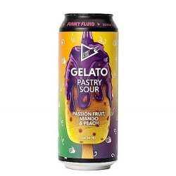 Funky Fluid Free Gelato: Passion Fruit, Mango & Peach - 3er Tiempo Tienda de Cervezas