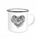 Bierliebe Emaille Becher Bierliebe Emaille Becher