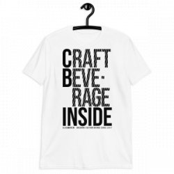 Camiseta blanca CRAFT BEVERAGE INSIDE - Click&Brew