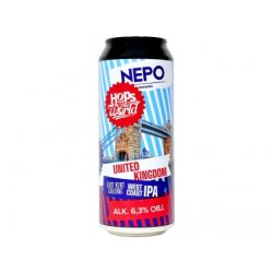 Nepo - Hops Around the World: United Kingdom 500ml can 6,3% alc. - Beer Butik