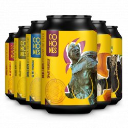 Cohones Destructive Creation: Go Art Yourself  passion fruit & peach double NEIPA - Cohones Brewery