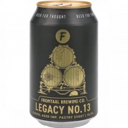 Frontaal Legacy No. 13 Texas Malt Whisky B.A. Pastry Stout - Drankgigant.nl