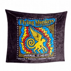 Flying Monkeys Plush Blanket - Flying Monkeys Craft Brewery