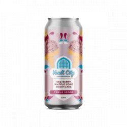 Vault City Brewing Red Berry Waffle Cone Shortcake Triple Scoop