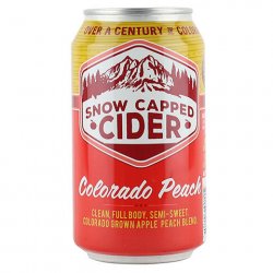 Snow Capped Cider Colorado Peach Snow Capped Cider Colorado Peach