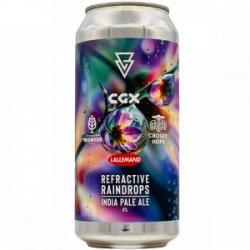 Azvex  Refractive Raindrops - Rebel Beer Cans