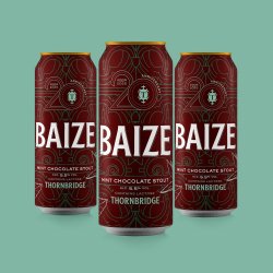 Thornbridge Baize, 5.5% Mint Chocolate Stout 12 x 440ml cans - Thornbridge Brewery