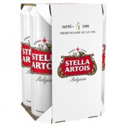 Stella Artois 4x500ml - Bot Drinks