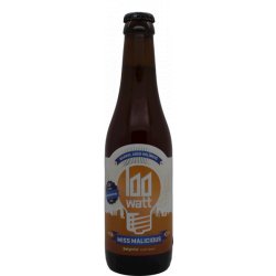 100 Watt Stadsbrouwerij Eindhoven 100 Watt Miss Malicious BA Chardonnay - Burg Bieren Bierwinkel