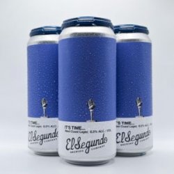 El Segundo It’s Time… West Coast Lager 16oz can - Bine & Vine