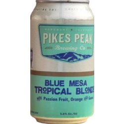 Pikes Peak Brewing Blue Mesa Tropical Blonde 6 pack - Outback Liquors