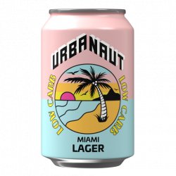 Urbanaut Brewing Co.. Miami Lager *LOW CARB* - Urbanaut Brewing