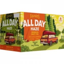 Founders All Day Haze IPA 12oz 6pk Cn - Luekens Wine & Spirits