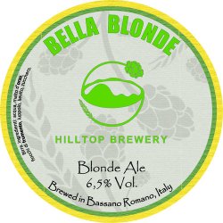 Hilltop Bella Blonde 33 cl - Hilltop Brewery