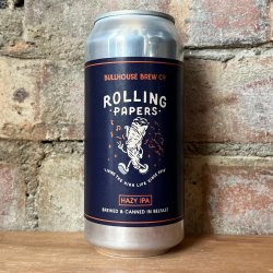 Bullhouse Rolling Papers Hazy IPA 5.2% (440ml) - Caps and Taps