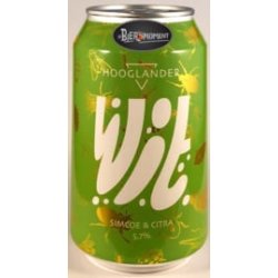 Hooglander ~ Wit (American Wheat Ale) 33cl can - Hetbiermoment.nl