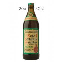 Cerveza Schlenkerla Rauchwizen 50cl caja de 20 botellas - Vinopremier