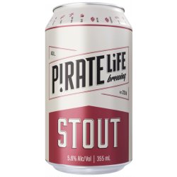 Pirate Life Brewing Stout Cans 4 x 355ml (4 Pack) - Bayfields