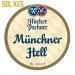 Hacker-Pschorr Munchener Hell
 									Lager, Pils, Helles
 									1x50L									-									5.0% 