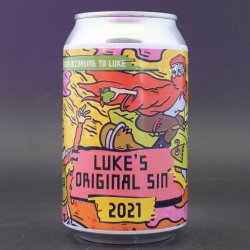 Lukes - Original Sin - 5.5% (330ml) - Ghost Whale