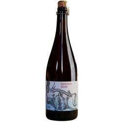 Crossover Blendery Barbarian Lands Rhubarb Barrel Aged Wild Ale 750ml (6%) - Indiebeer