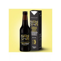 HORIZONT Brewing Night Shift Vintage 2022 Russian Imperial Stout Aged In Tennessee Whiskey Barrels HORIZONT Brewing Night Shift Vintage 2022 Russian Imperial Stout Aged In Tennessee Whiskey Barrels