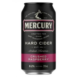 Mercury Cider Company Hard Cider Crushed Raspberry Mercury Cider Company Hard Cider Crushed Raspberry