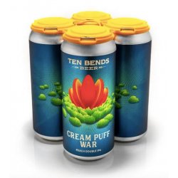 Ten Bends Cream Puff War Double IPA 4 pack 16 oz. Can - Petite Cellars