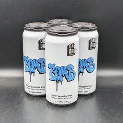 One Drop Bomb - Blue Cream Smoothie Sour Can 4pk - Saccharomyces Beer Cafe