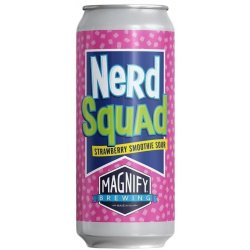 Magnify Brewing Company Nerd Squad Strawberry Smoothie Sour 4 pack 16 oz. Can - Kelly’s Liquor