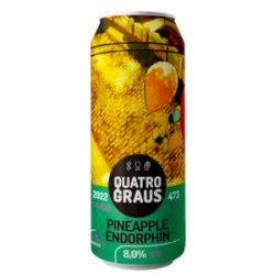 Cerveja Quatro Graus Pineapple Endorphin 473ml - Cerveja Salvador