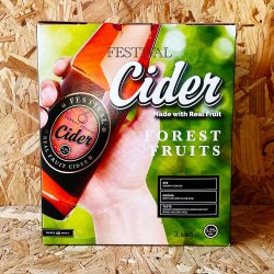 Festival Cider - Forest Fruits Apple Cider - 40 Pint Homebrew Fruit Cider Kit - Brewbitz Homebrew Shop