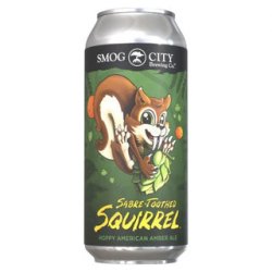 Smog City Sabre Toothed Squirrel Hoppy Amber Ale 473ml - The Beer Cellar