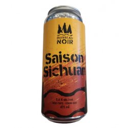 Ruisseau Noir - Saison Sichuan - 473ml - La Bière à Boire