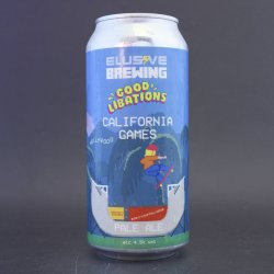 Elusive Brewing - California Games - 4.5% (440ml) - Ghost Whale