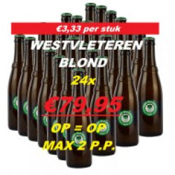 Westvleteren Blond 24x special deal - Speciaalbierkoning