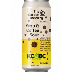 The Garden Brewery Yuzu & Coffee Sour (Kc Bc)