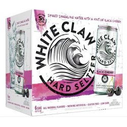 White Claw Black Cherry 6 pack 12 oz. - Kelly’s Liquor