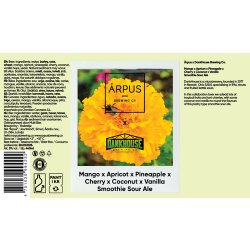 Ārpus Brewing Co. Ārpus X DankHouse Mango X Apricot X Pineapple X Cherry X Coconut X Vanilla Smoothie Sour Ale
