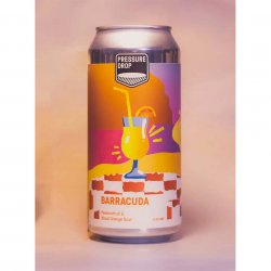 Pressure Drop,  Barracuda, Passionfruit & Blood Orange Fruit Sour, 4.3%, 440ml - The Epicurean