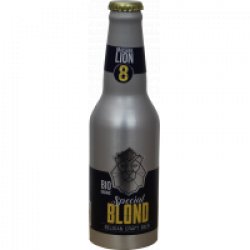 Brasserie Lion brasserie du lion 8 blonde bio 33cl - Charlemagne Boissons