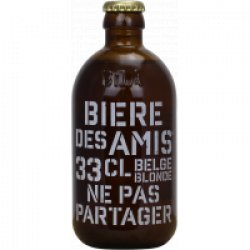 Biere Des Amis bière des amis blonde 33cl - Charlemagne Boissons