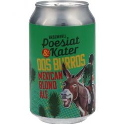 Poesiat & Kater Dos Burros Mexican Blond Ale - Drankgigant.nl